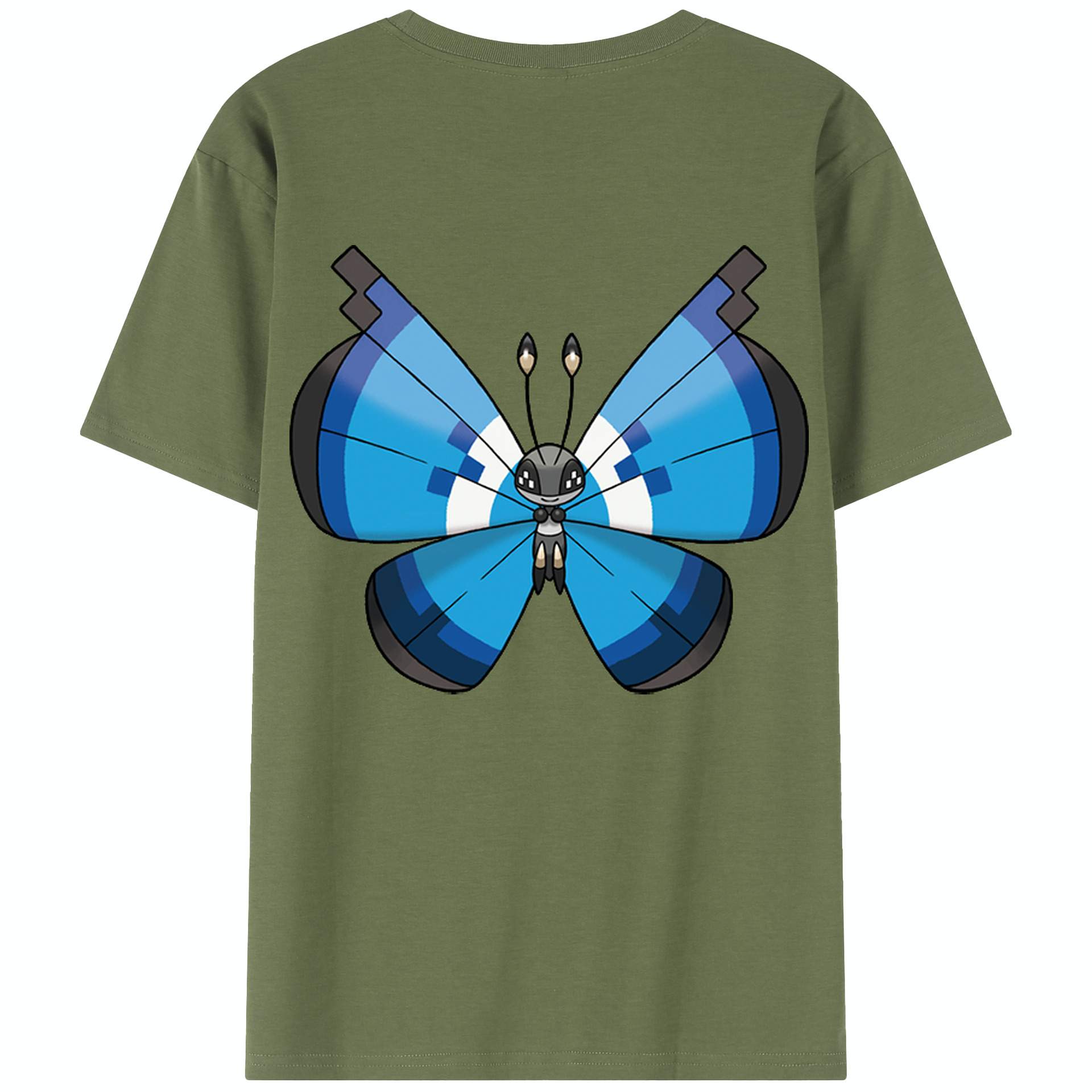 （画像用） ポケットモンスター Pokémon 綿100％半袖Tシャツ（背面プリント）